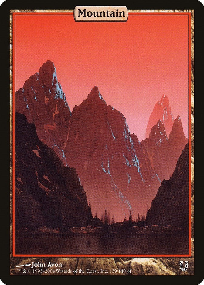 Image for Mountain - Full Art (Unhinged) (139) - Magic: The Gathering