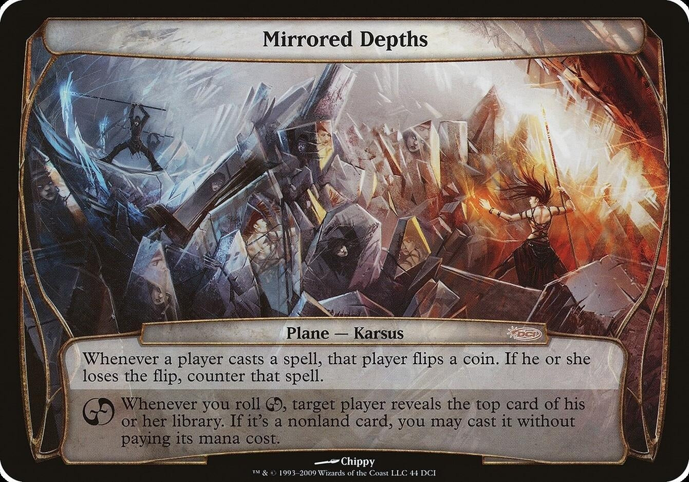 Image for Mirrored Depths (Gateway Promo) (Oversize Cards) - Magic: The Gathering