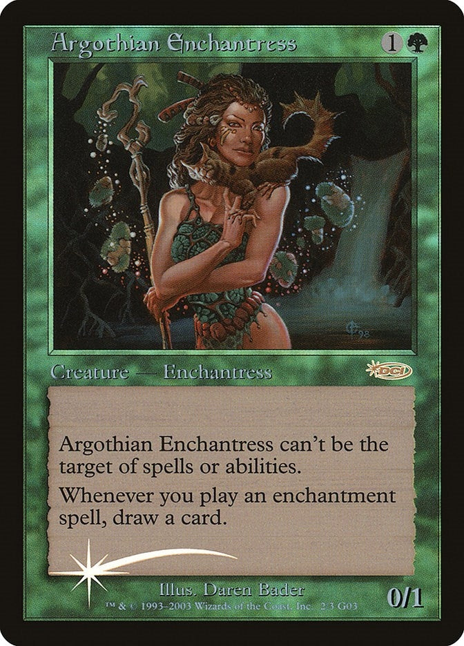 Image for Argothian Enchantress (Judge Promos) (2) - Magic: The Gathering