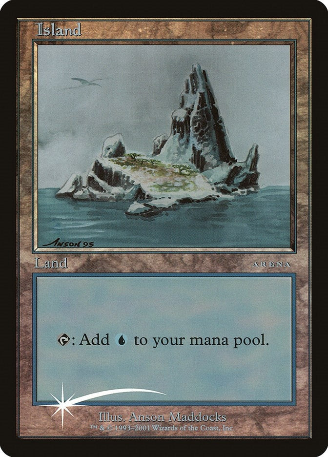Image for Island (2001) (Arena Promos) - Magic: The Gathering