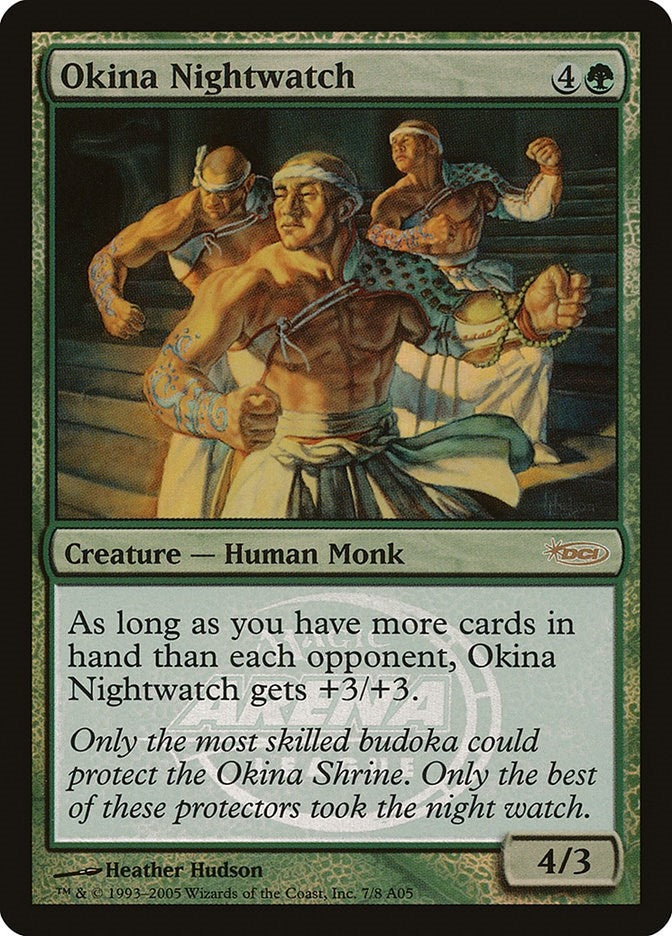 Image for Okina Nightwatch (Arena Promos) (7) - Magic: The Gathering