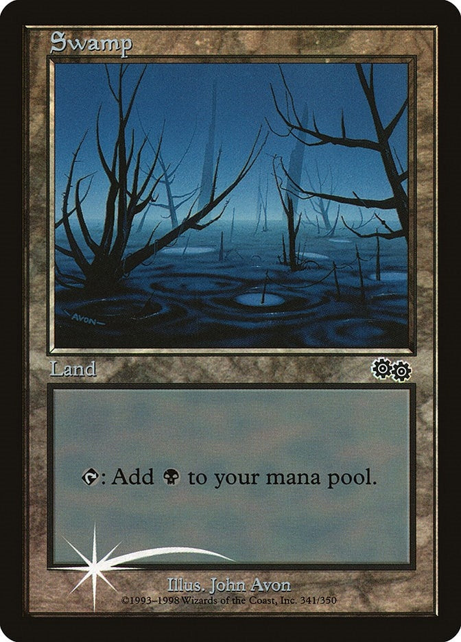 Image for Swamp (1999) (Arena Promos) (341) - Magic: The Gathering