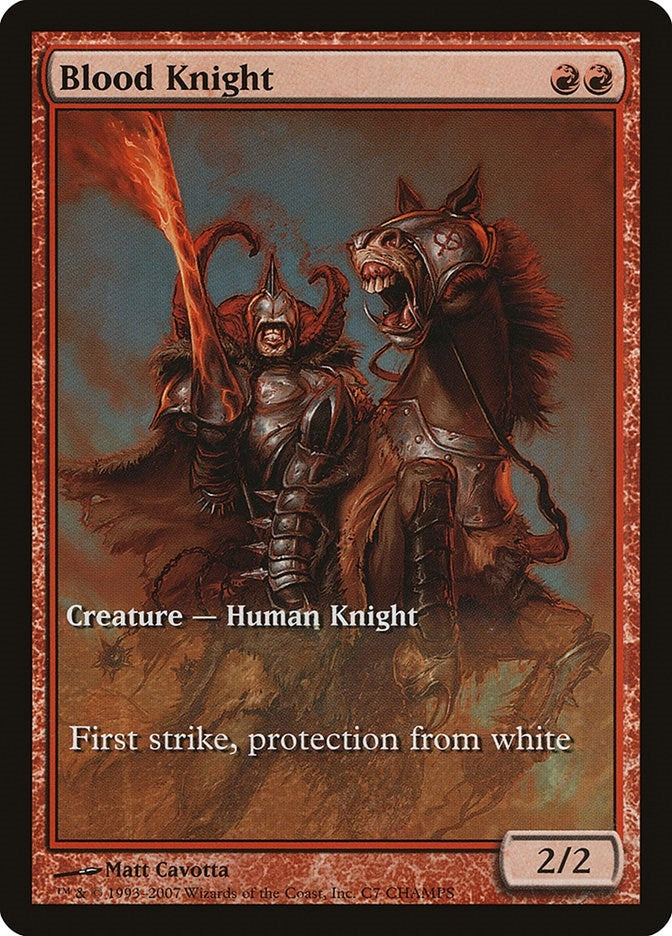 Image for Blood Knight (Champs Promos) (7) - Magic: The Gathering