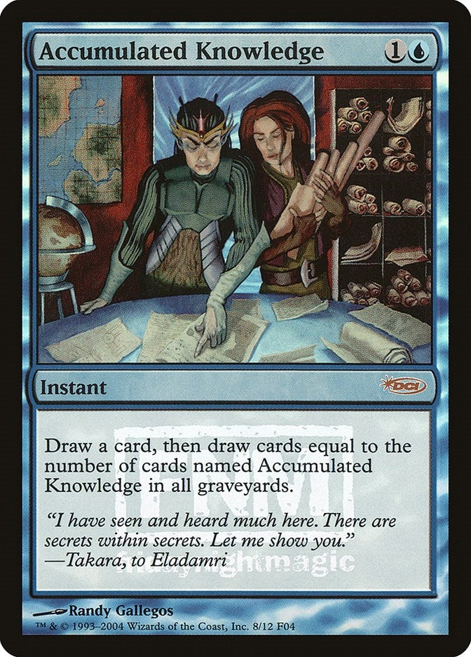 Image for Accumulated Knowledge (FNM Promos) (8) - Magic: The Gathering