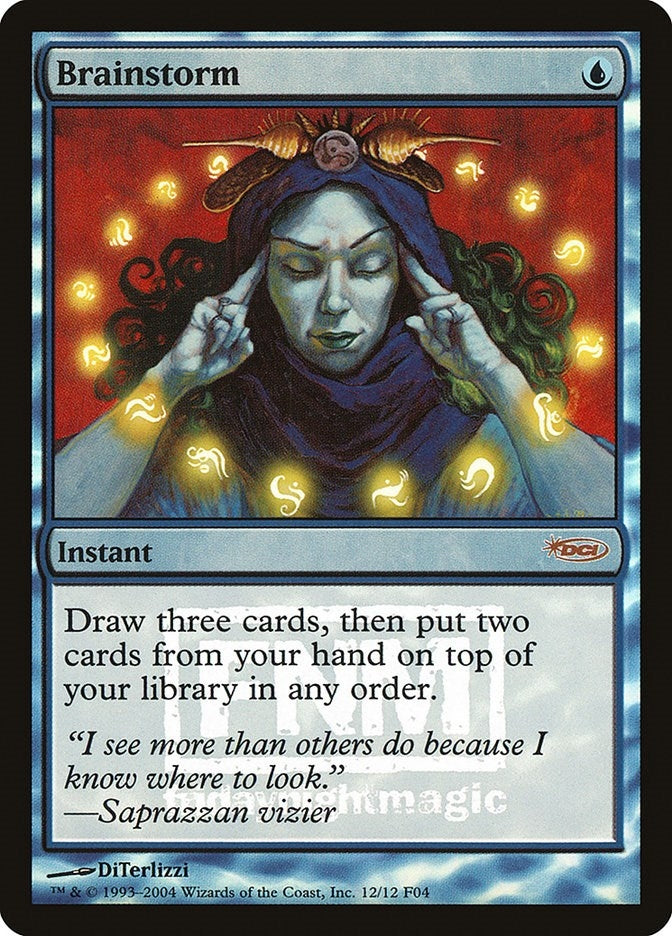 Image for Brainstorm (FNM Promos) (12) - Magic: The Gathering