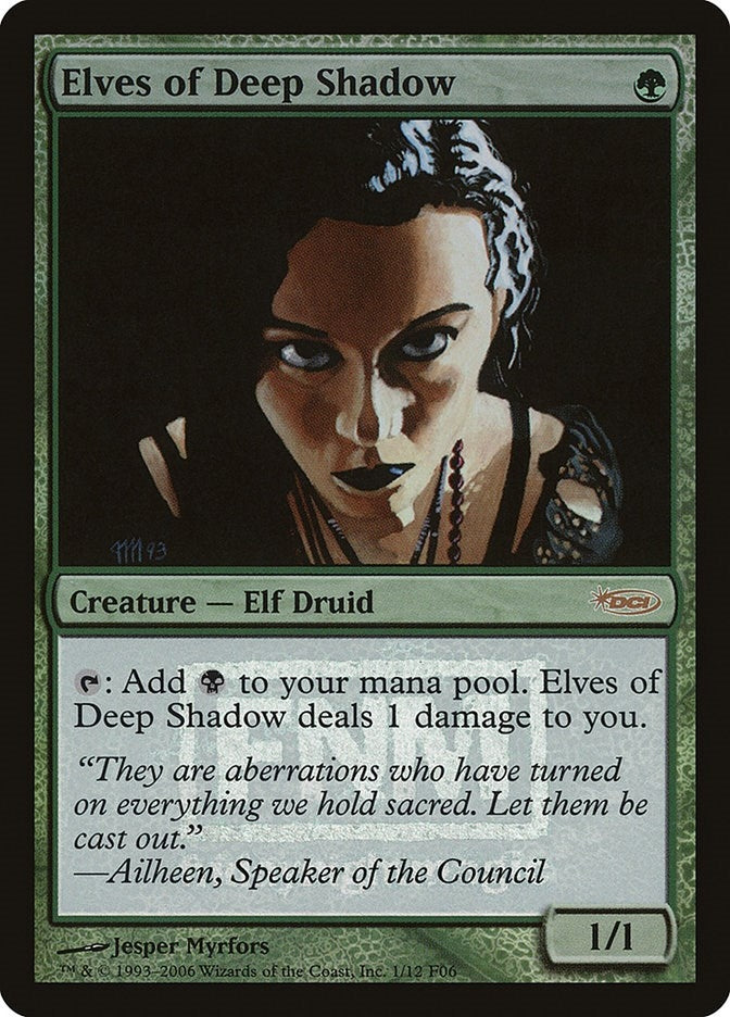 Image for Elves of Deep Shadow (FNM Promos) (1) - Magic: The Gathering