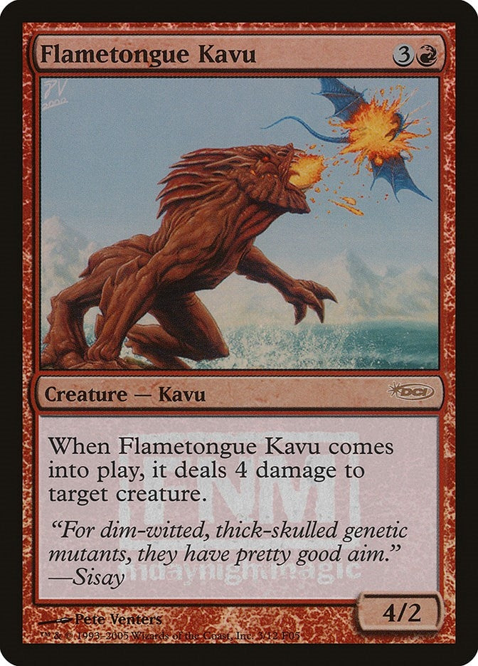 Image for Flametongue Kavu (FNM Promos) (3) - Magic: The Gathering
