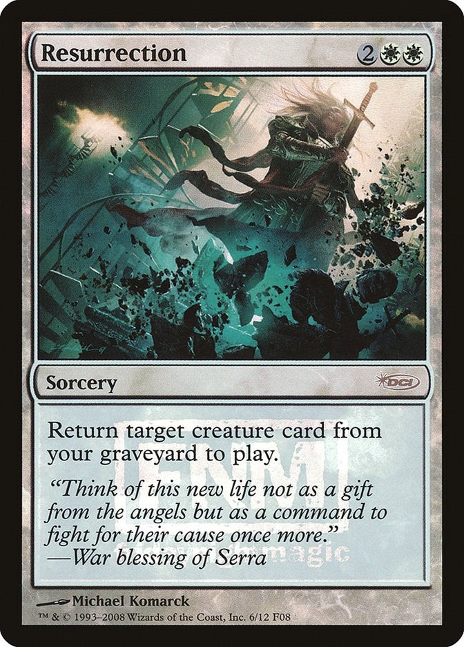 Image for Resurrection (FNM Promos) (6) - Magic: The Gathering