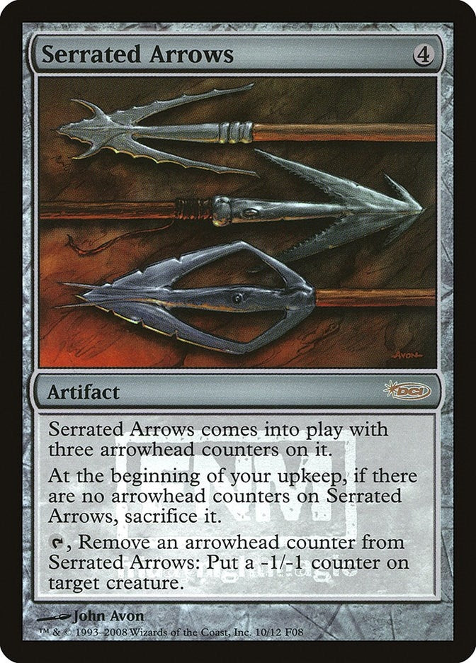 Image for Serrated Arrows (FNM Promos) (10) - Magic: The Gathering