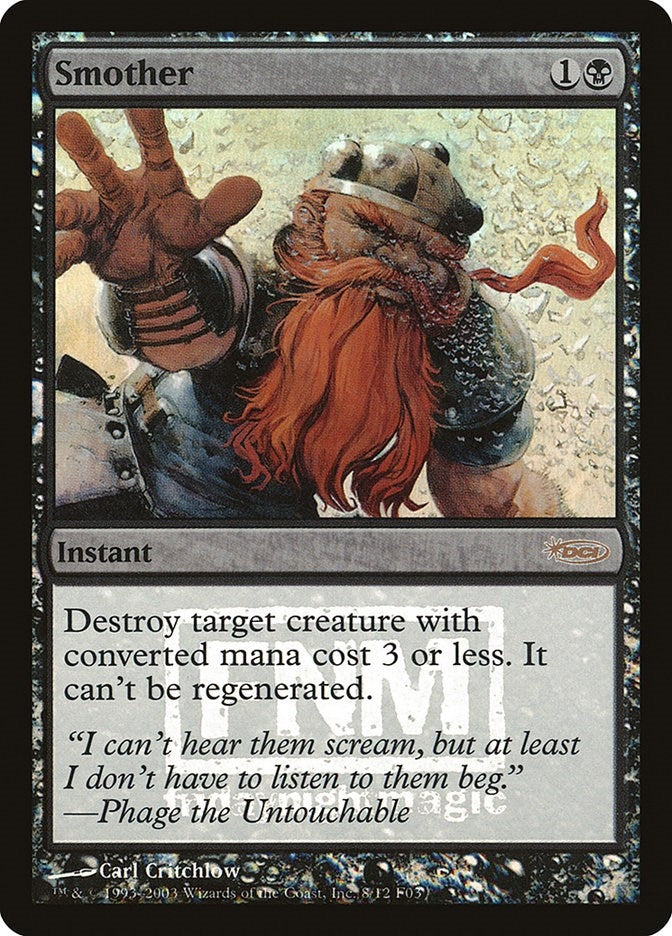 Image for Smother (FNM Promos) (8) - Magic: The Gathering