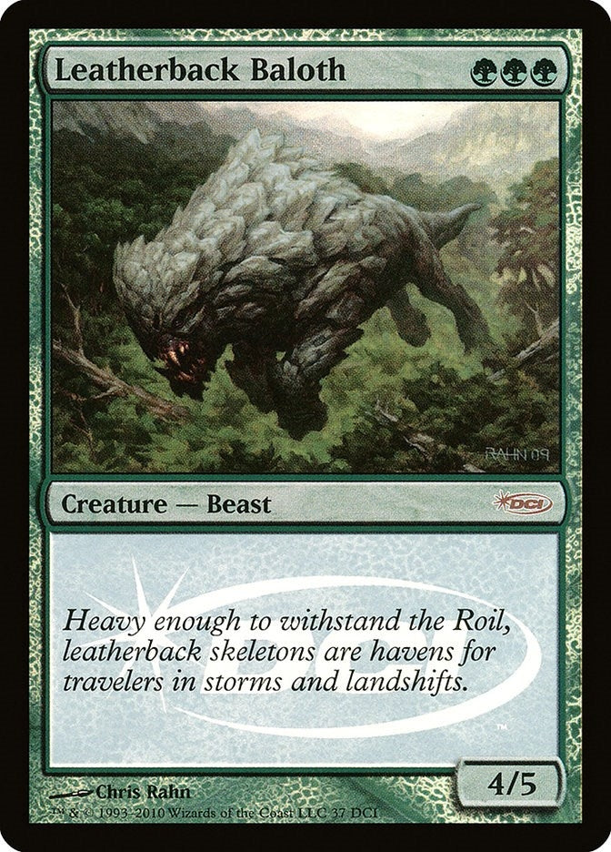 Image for Leatherback Baloth (WPN & Gateway Promos) (37) - Magic: The Gathering