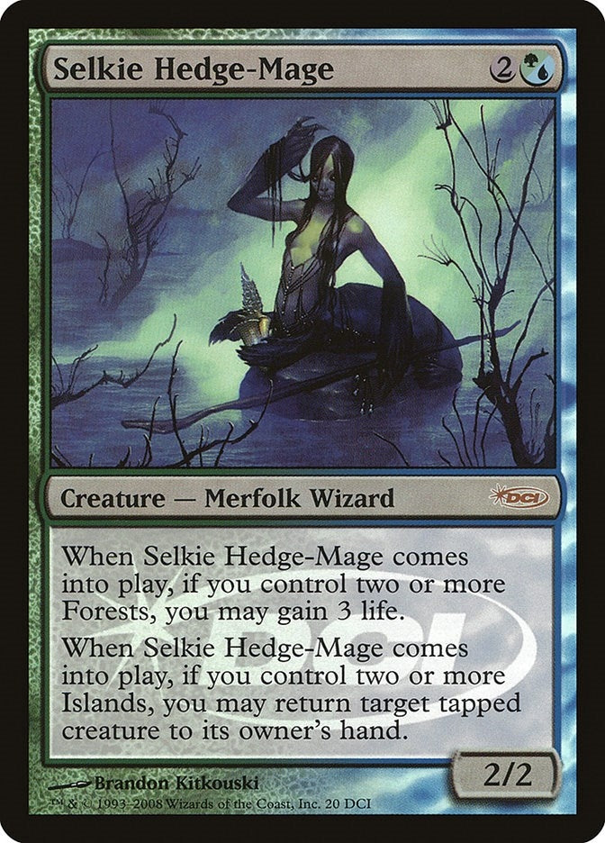 Image for Selkie Hedge-Mage (WPN & Gateway Promos) (20) - Magic: The Gathering