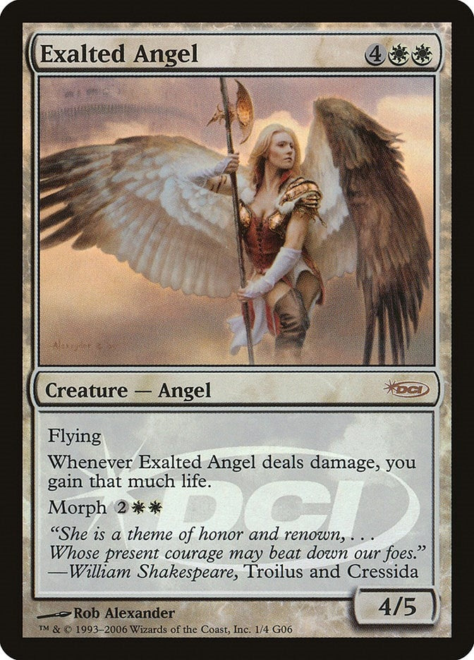 Image for Exalted Angel (Judge Promos) (1) - Magic: The Gathering