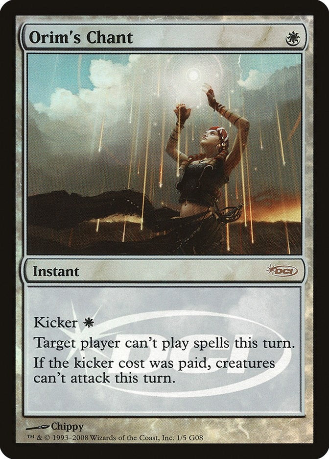 Image for Orim's Chant (Judge Promos) (1) - Magic: The Gathering