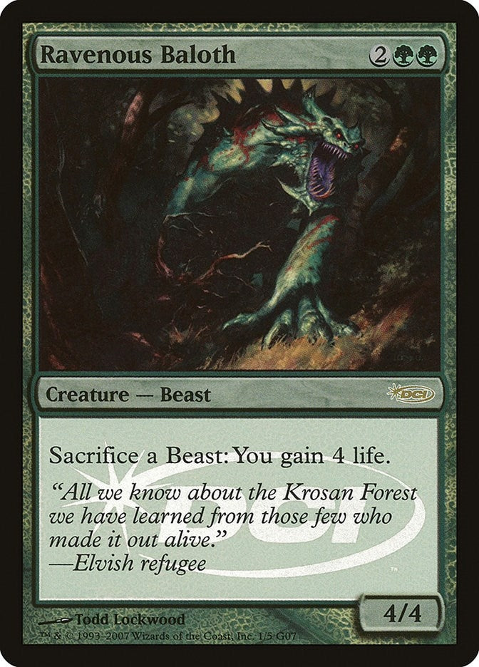 Image for Ravenous Baloth (Judge Promos) (1) - Magic: The Gathering