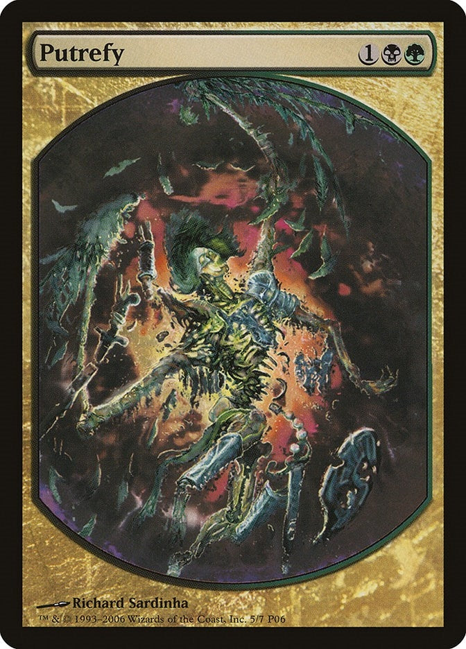 Image for Putrefy (Magic Player Rewards) (5) - Magic: The Gathering
