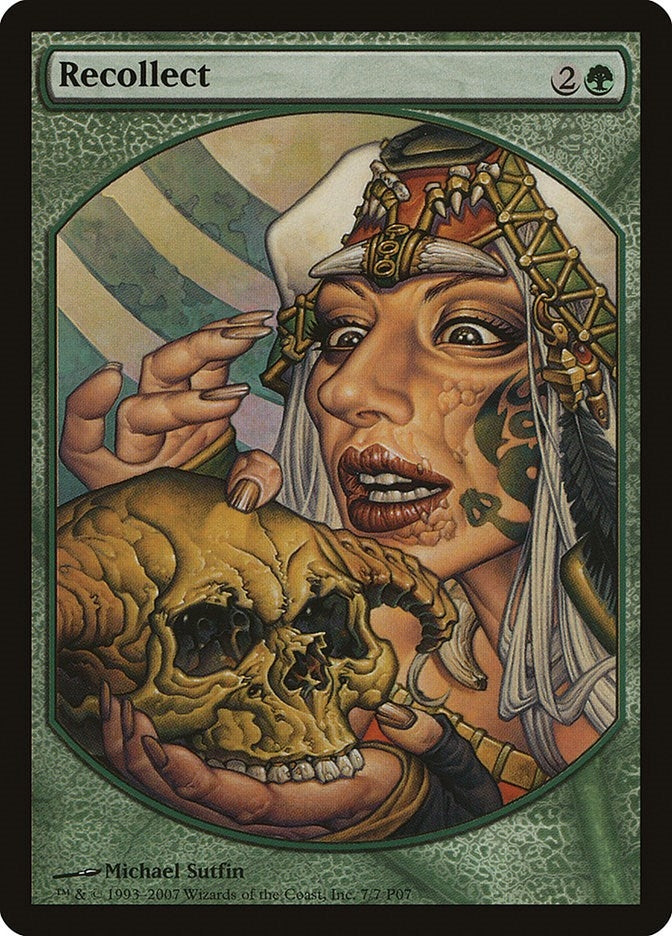 Image for Recollect (Magic Player Rewards) (7) - Magic: The Gathering