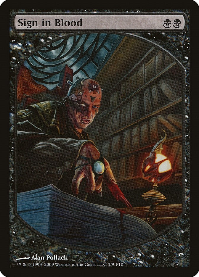 Image for Sign in Blood (Magic Player Rewards) (3) - Magic: The Gathering