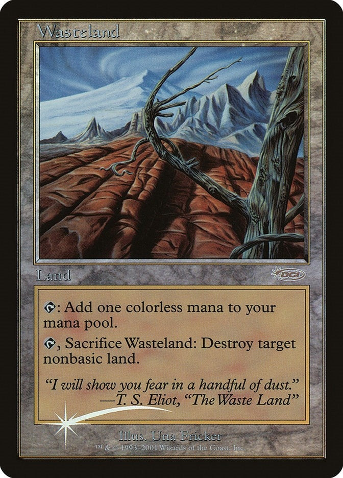 Image for Wasteland (Magic Player Rewards) - Magic: The Gathering