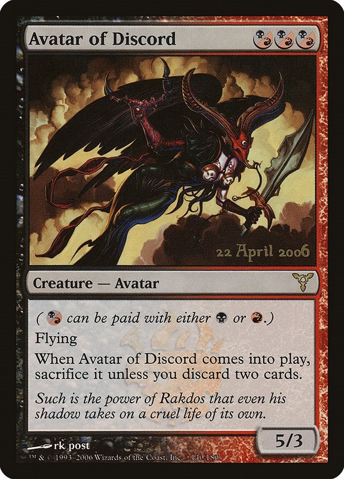 Image for Avatar of Discord (Prerelease Cards) (29) - Magic: The Gathering