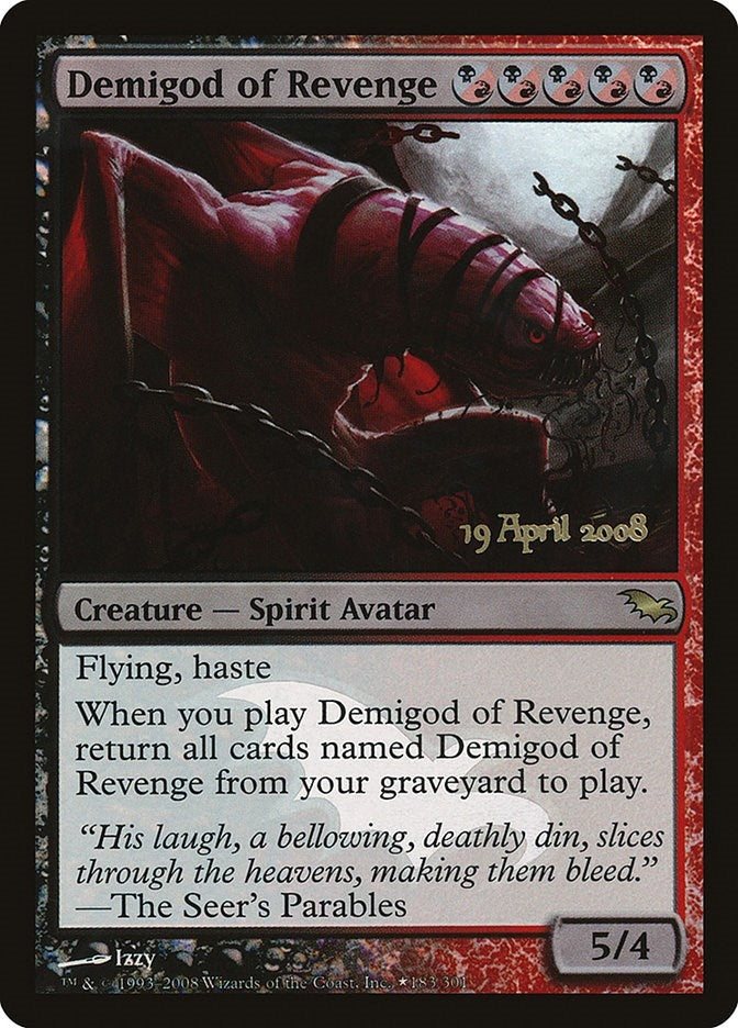 Image for Demigod of Revenge (Prerelease Cards) (183) - Magic: The Gathering