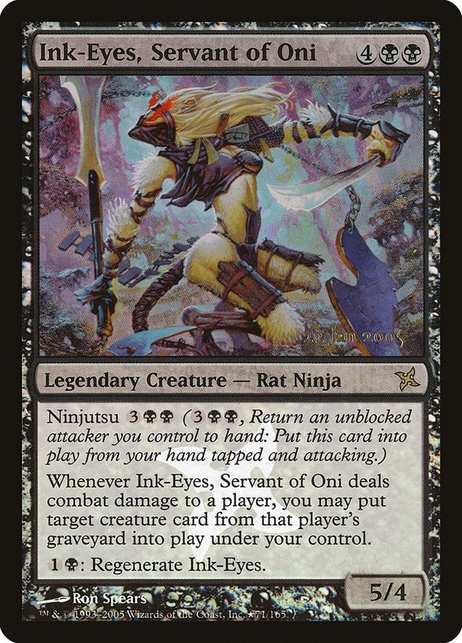 Image for Ink-Eyes, Servant of Oni (Prerelease Cards) (71) - Magic: The Gathering