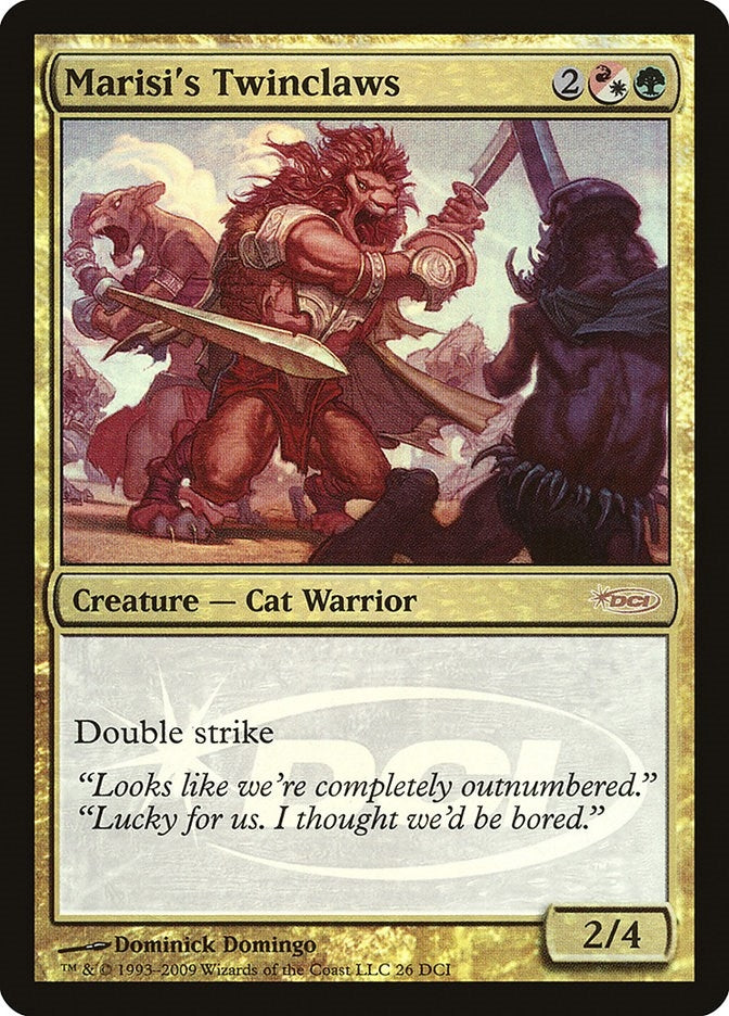 Image for Marisi's Twinclaws (WPN & Gateway Promos) (26) - Magic: The Gathering