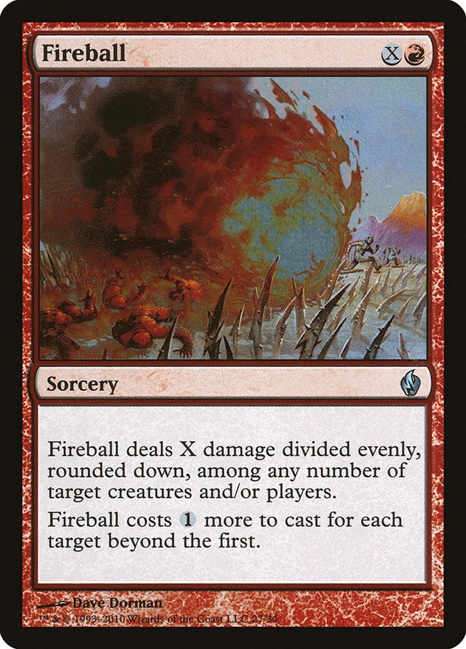 Image for Fireball (Premium Deck Series: Fire and Lightning) (27) - Magic: The Gathering