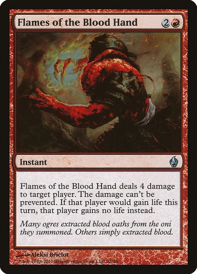 Image for Flames of the Blood Hand (Premium Deck Series: Fire and Lightning) (22) - Magic: The Gathering