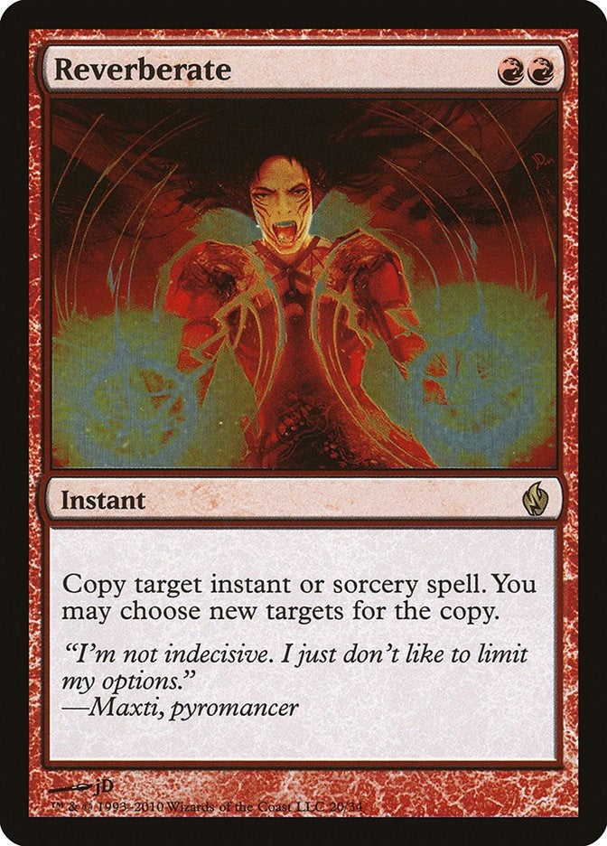 Image for Reverberate (Premium Deck Series: Fire and Lightning) (20) - Magic: The Gathering