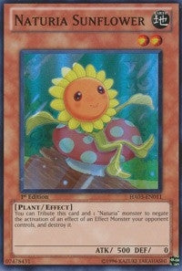 Image for Naturia Sunflower (Hidden Arsenal 3) (HA03-EN011) - YuGiOh