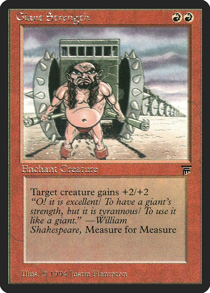 Image for Giant Strength (Legends) - Magic: The Gathering