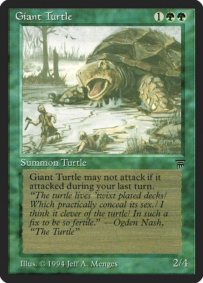 Image for Giant Turtle (Legends) - Magic: The Gathering
