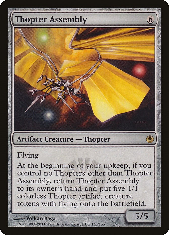 Image for Thopter Assembly (Mirrodin Besieged) (140) - Magic: The Gathering