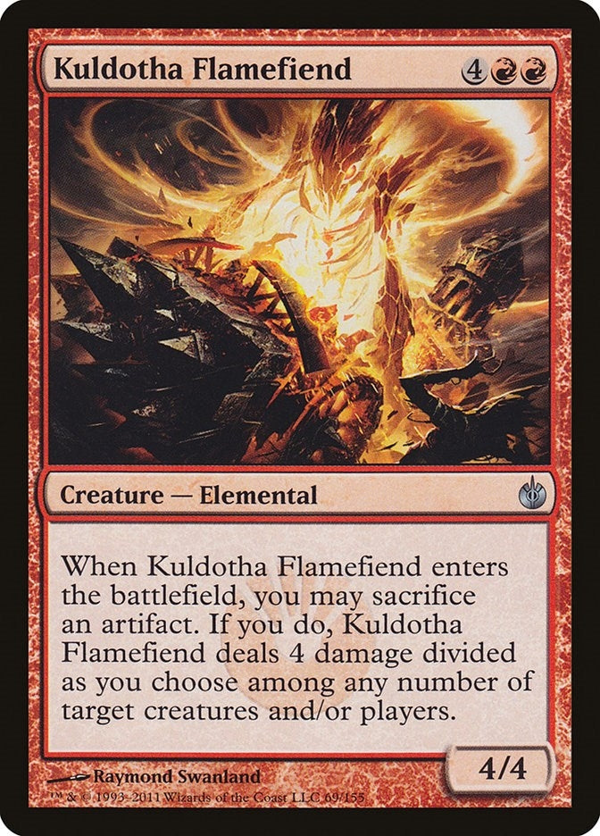 Image for Kuldotha Flamefiend (Mirrodin Besieged) (69) - Magic: The Gathering