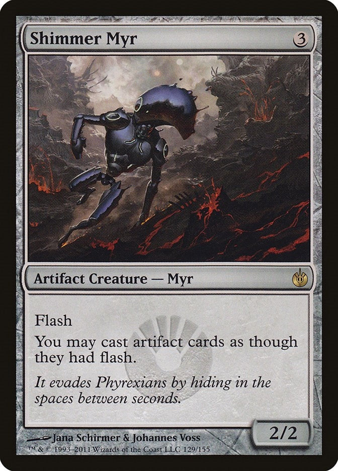 Image for Shimmer Myr (Mirrodin Besieged) (129) - Magic: The Gathering