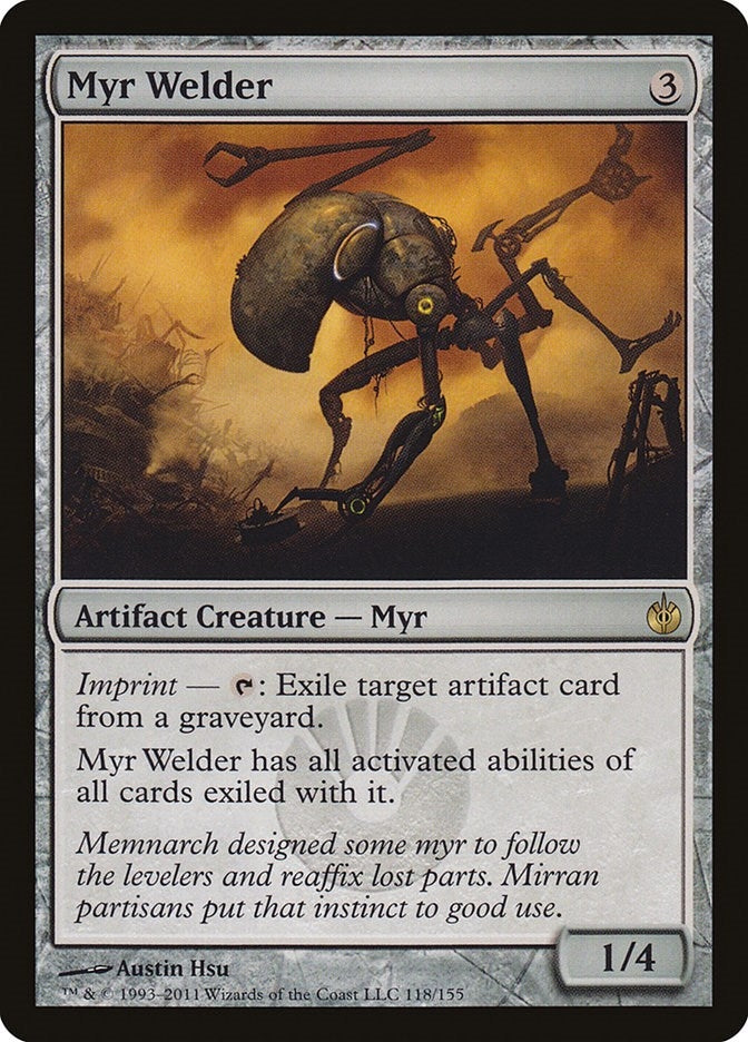 Image for Myr Welder (Mirrodin Besieged) (118) - Magic: The Gathering