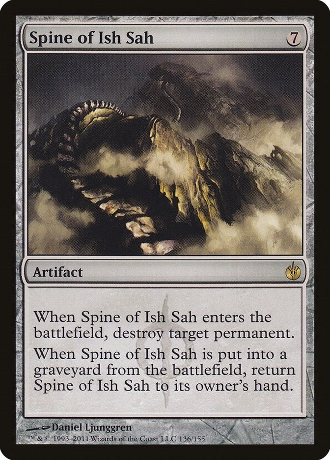 Image for Spine of Ish Sah (Mirrodin Besieged) (136) - Magic: The Gathering