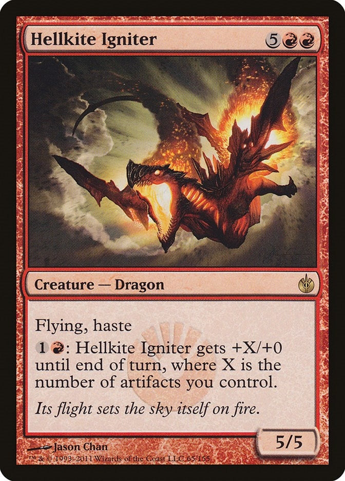 Image for Hellkite Igniter (Mirrodin Besieged) (65) - Magic: The Gathering