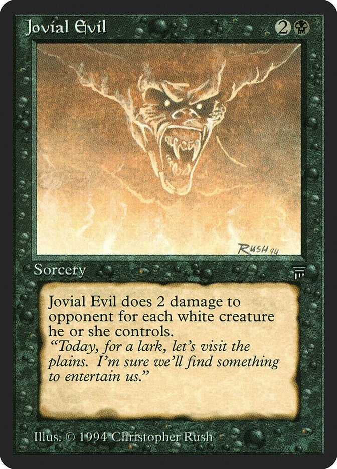 Image for Jovial Evil (Legends) - Magic: The Gathering