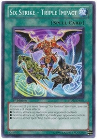 Image for Six Strike - Triple Impact (Storm of Ragnarok) (STOR-EN049) - YuGiOh