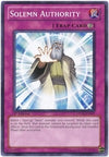 Image for Solemn Authority (Storm of Ragnarok) (STOR-EN067) - YuGiOh