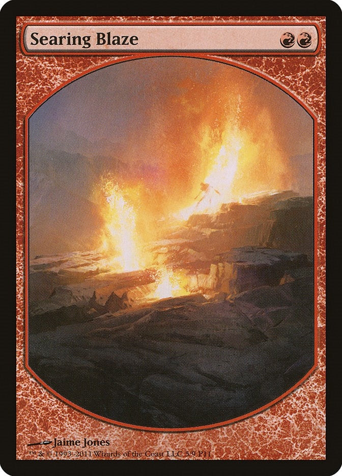 Image for Searing Blaze (Magic Player Rewards) (5) - Magic: The Gathering