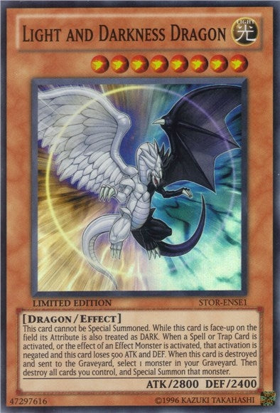 Image for Light and Darkness Dragon (Storm of Ragnarok) (STOR-ENSE1) - YuGiOh