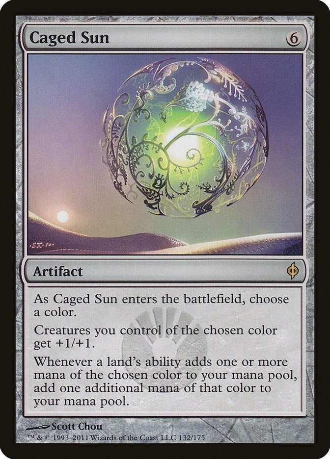 Image for Caged Sun (New Phyrexia) (132) - Magic: The Gathering