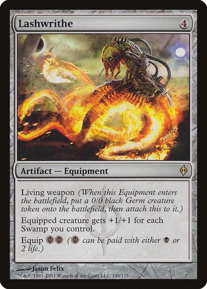 Image for Lashwrithe (New Phyrexia) (143) - Magic: The Gathering