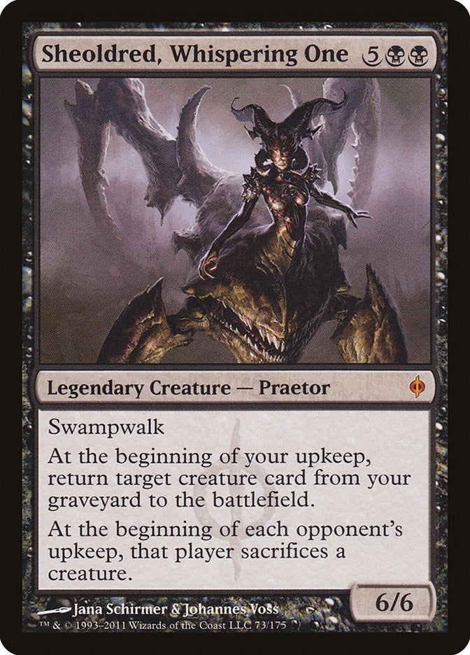 Image for Sheoldred, Whispering One (New Phyrexia) (73) - Magic: The Gathering