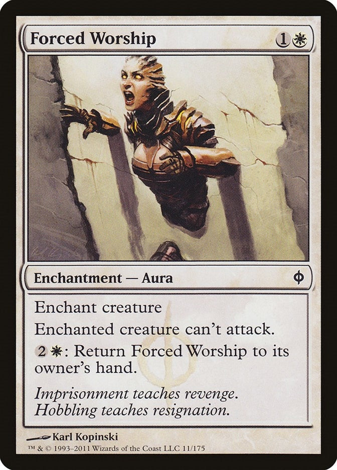 Image for Forced Worship (New Phyrexia) (11) - Magic: The Gathering
