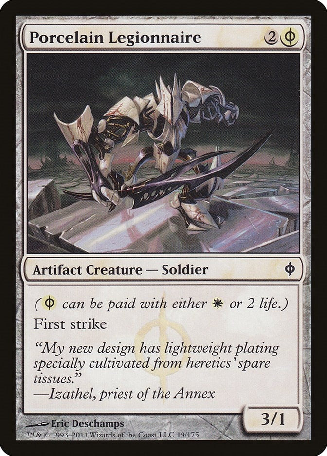 Image for Porcelain Legionnaire (New Phyrexia) (19) - Magic: The Gathering