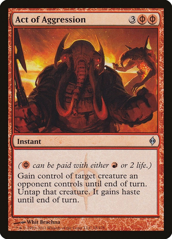 Image for Act of Aggression (New Phyrexia) (78) - Magic: The Gathering
